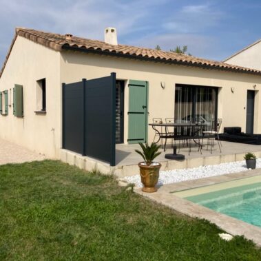 BRISE VUE ALUMINIUM LAME 200X20 MM