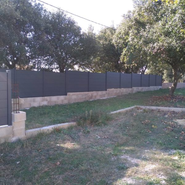 Cloture Brise vue lame 200 Alu - Hestia - Avignon