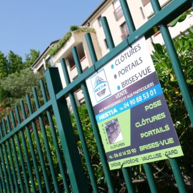 Clôture barreaudée acier St Lazare Avignon 2 - Hestia
