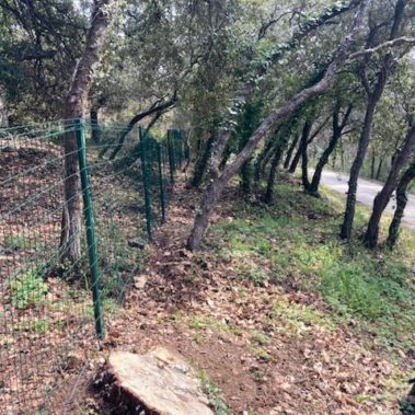 Cloture maille soudée Hauteur 1,20 m sur terrain accidenté 2 - Hestia - Avignon