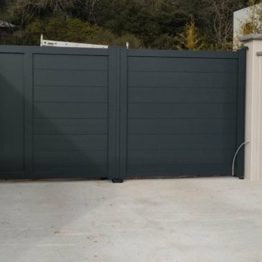 PORTAIL ET PORTILLON REMPLISSAGE LAME ET PLEIN - Hestia - Avignon