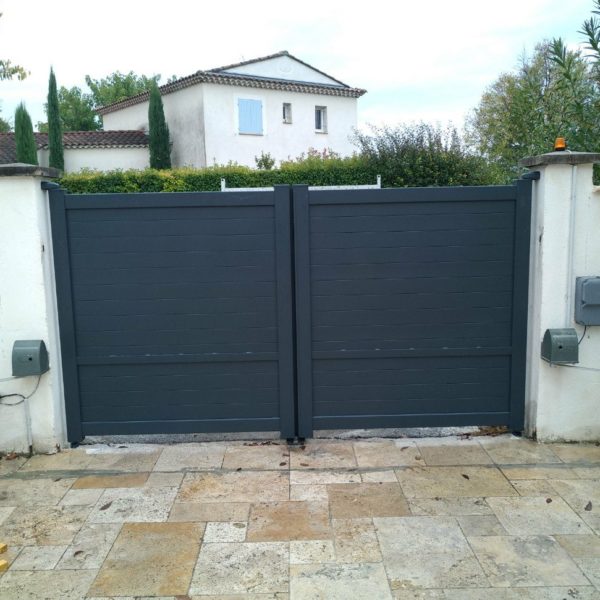 Portail Alu Lame 100 - Hestia - Avignon