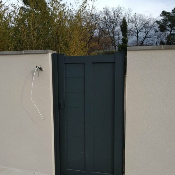 Portillon Alu Plein et Lame - Hestia - Avignon