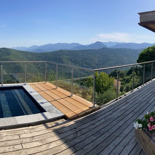 Garde Corps INOX + VERRE 2 ANTISANTI CORSE - Hestia - Avignon