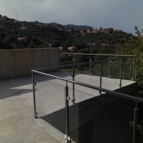 Garde Corps INOX + VERRE 5 BASTIA CORSE - Hestia - Avignon