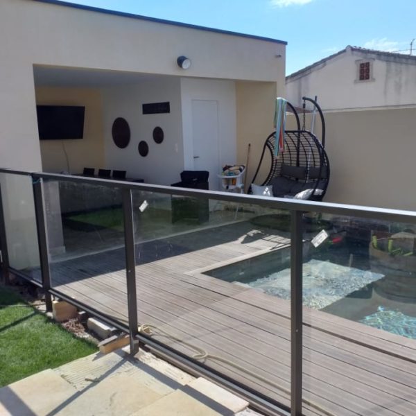 Garde corps piscine verre - Hestia - Avignon