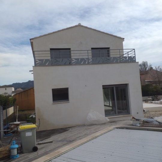 Garde corps sur mesure motif decoupe laser - Hestia - Avignon