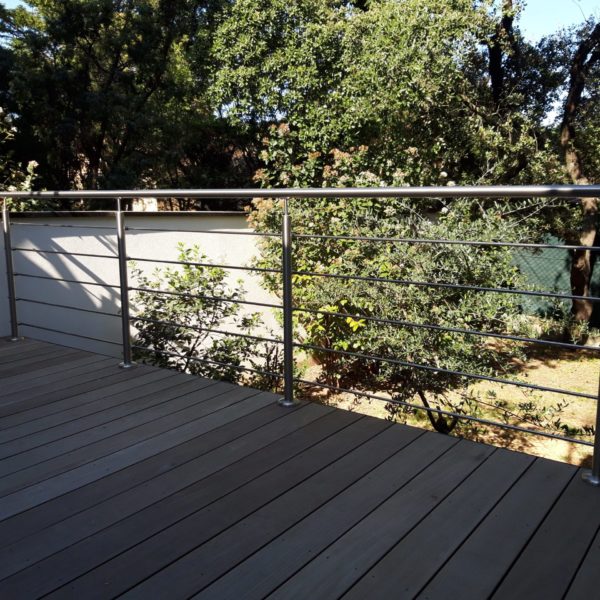 Rambarde de Terrase Inox 1 - Hestia - Avignon