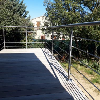 Rambarde de Terrase Inox 3 - Hestia - Avignon
