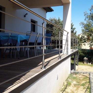 Rambarde de Terrase Inox 4 - Hestia - Avignon
