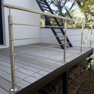 Rambarde de Terrase Inox 5 - Hestia - Avignon
