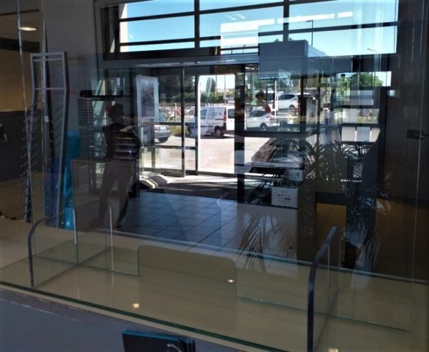 Hygiaphone en verre Hygiaphone en verre