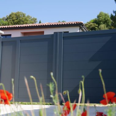 PORTAIL REMPLISSAGE LAMES ET PLEIN - Hestia - Avignon