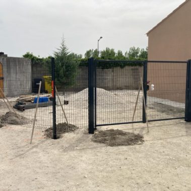 Portail 2 vantaux remplissage maille 200x50 - hestia - avignon