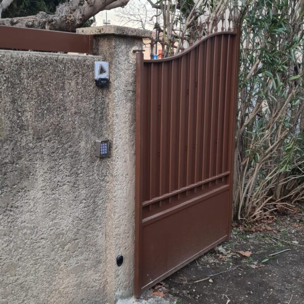 Portail Habitation Acier 2 Vantaux Couleur MARS 2525 (4)